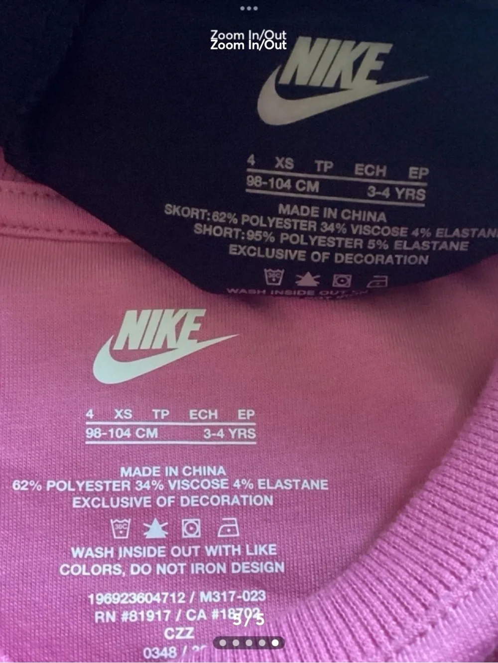 Nike crewneck & skort set girls size 4(NWT) ~PRICE FIRM, NO OFFERS~ - Picture 5 of 5